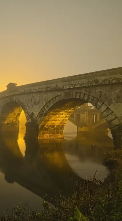 Bridge During Sunrise